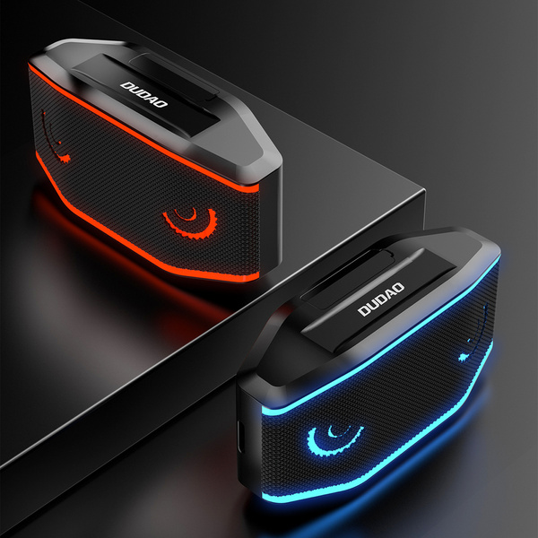 DUDAO WATERPROOF IP7 WIRELESS BLUETOOTH 5.0 RGB 5W 1200MAH SPEAKER BLACK (Y10XS-BLACK)