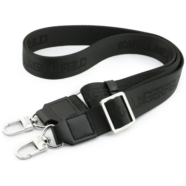 Etui Karl Lagerfeld Big Strap Karl Metal Logo MagSafe do iPhone 17 Pro czarny