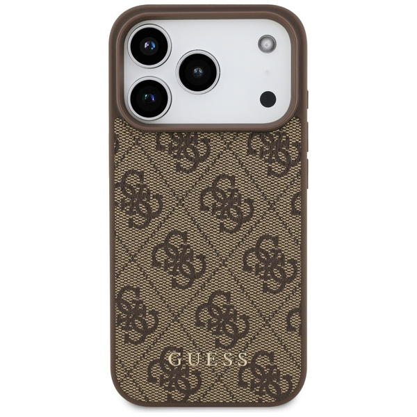 Etui Guess 4G Classic do iPhone 17 Pro   brązowy