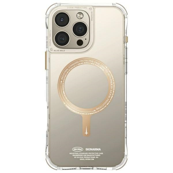 Skinarma etui Saido iPhone 16 Pro 6.3"    Magnetic Charging szampański/champagne