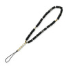 Guess zawieszka GUSTPEARK Phone Strapczarny/black Heishi Beads
