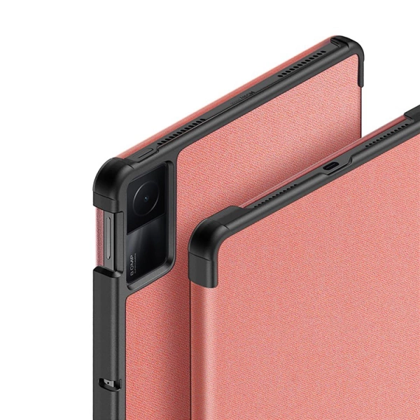 Dux Ducis Domo eco-leather case with stand for Xiaomi Redmi Pad SE 11'' - pink