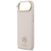 Etui Guess Grained Strass Logo MagSafe   do iPhone Air różowy