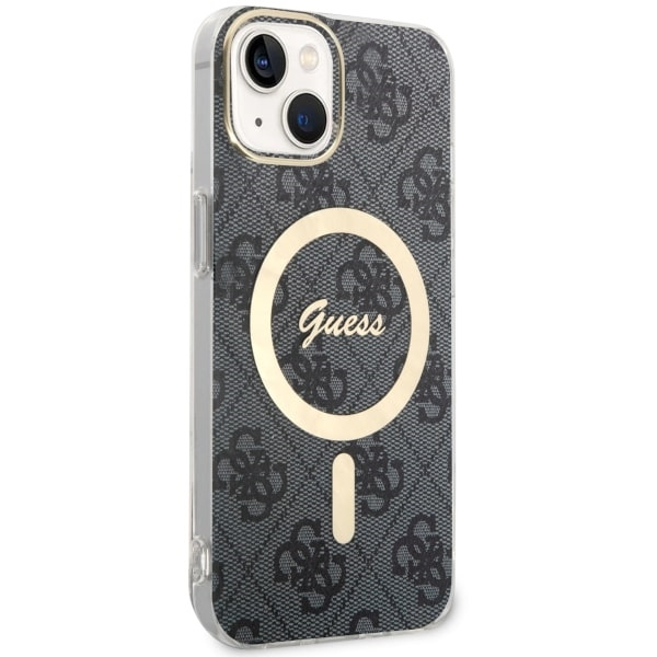 Guess GUHMP14MH4STK iPhone 14 Plus/ 15 Plus 6.7" czarny/black hardcase 4G MagSafe