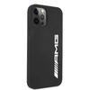 Etui AMG Silicone Big Logo na iPhone 12 Pro Max - czarne
