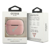 Guess GUACAPLSVSPG AirPods Pro coverróżowo zielony/pink green Silicone Vintage