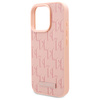 Karl Lagerfeld KLHMP16LPKHPORPP iPhone 16 Pro 6.3" różowy/pink hardcase Hot Stamp Magsafe