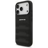 Etui AMG Leather Debossed Lines Logo do  iPhone 17 Pro czarny