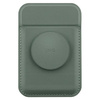 UNIQ Flixa magnetyczny portfel na karty z podpórką zielony/lichen green MagSafe