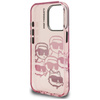 Etui Karl Lagerfeld IML Multi K&C Head   Pattern do iPhone 16 Pro Max różowy