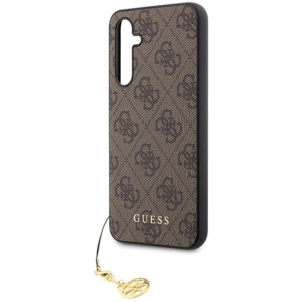 Guess GUHCS23FEGF4GBR S23 FE S711brązowy/brown hardcase 4G Charms Collection