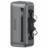 USAMS Powerbank 4500mAh USB-C/Lightning   20W PD Fast Charge szary/tarnish XB Series 4K5CD23301 (US-CD233)