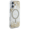 Etui Guess HC Resin Bottom Glitter do    iPhone 16 MagSafe złoty