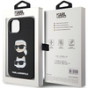 KARL LAGERFELD KLHCP15SSDHKCNK IPHONE 15 / 14 / 13 6.1" CZARNY/BLACK SILICONE KARL&CHOUPETTE HEAD