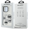 Etui Karl Lagerfeld IML Multi K&C Head   Pattern do iPhone 16 Pro Max przezroczysty