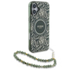 Guess GUHMP16SHCPOFPA iPhone 166.1" zielony/green hardcase IML Flowers Allover Electro With Pearl Strap MagSafe