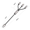 TECH-PROTECT ULTRABOOST 3IN1 LIGHTNING & TYPE-C & MICRO-USB CABLE 3.5A 100CM GREY