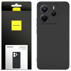 Spacecase Etui Silicone Case 3.0 Redmi Note 14 5G black