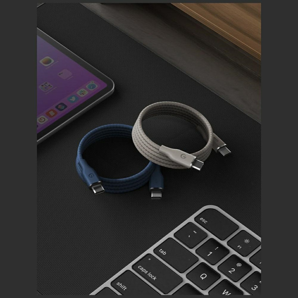 Kabel Energea Helix 60 USB-C do USB-C magnetyczny 480Mbps 60W 1.5m czarny