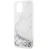 Guess GUHCP14SLCSGSGH iPhone 14 / 15 /13 6.1" biały/white hardcase Liquid Glitter Marble