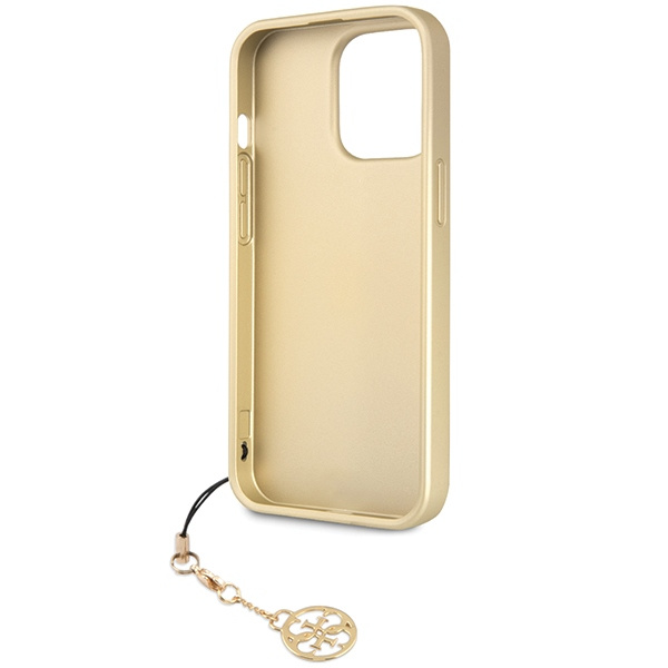 Guess GUHCP14XGF4GGR iPhone 14 Pro Max6.7" szary/grey hardcase 4G Charms Collection