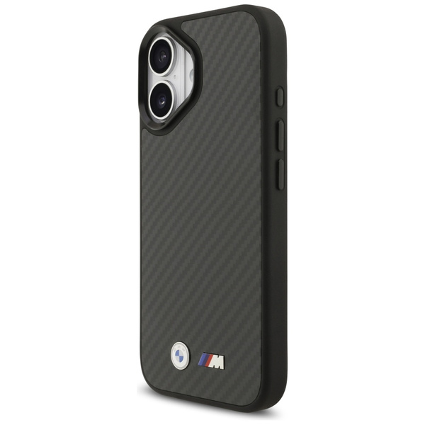 Etui BMW M Kevlar Matt MagSafe do iPhone 17 czarny