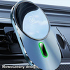 USAMS Uchwyt indukcyjny Magnetic CarWireless Charging 15W do kratki went. szary/grey CD170DZ01 (US-CD170)