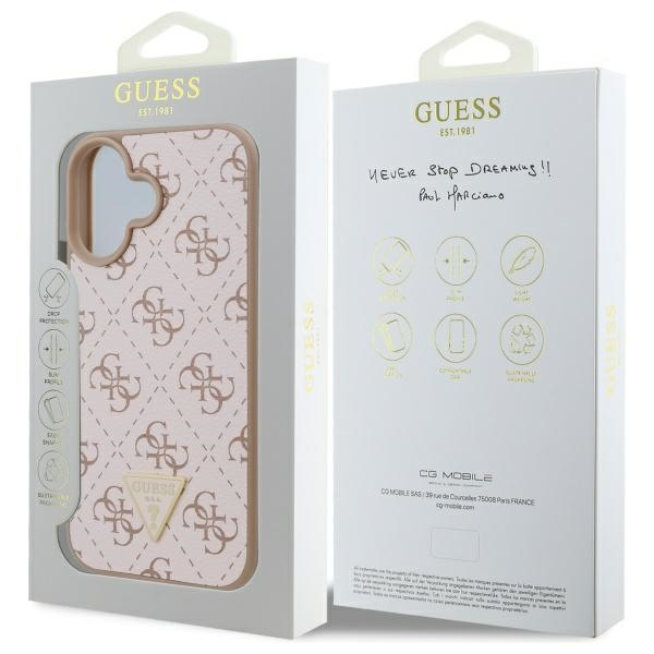 Guess GUHCP16SPG4GPH iPhone 166.1" biały/white hardcase New 4G Triangle