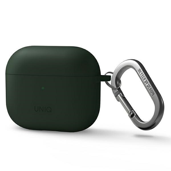 UNIQ etui Nexo AirPods 3 gen + Ear Hooks Silicone zielony/green