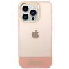 Guess GUHCP14LHGCOP iPhone 14 Pro6,1" różowy/pink hardcase Translucent
