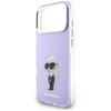 Etui Karl Lagerfeld IML Aquarelle Karl   & Choupette & Logo MagSafe do iPhone 17 Pro Max fioletowy