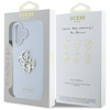 Etui Guess Grained Big 4G Logo Small     Classic Logo do iPhone 16 niebieski