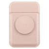 UNIQ Flixa magnetyczny portfel na karty z podpórką różowy/blush pink MagSafe