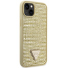 Guess GUHCP14SHDGTPD iPhone 14 / 15 / 13 6.1" złoty/gold hardcase Rhinestone Triangle