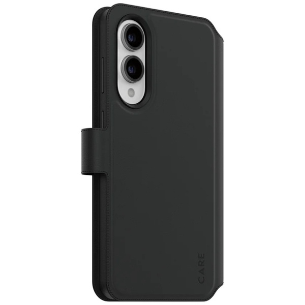 Etui CARE by PanzerGlass Feature Tango   2w1 Wallet Qi do Samsung Galaxy S25 Edge czarny