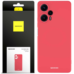 Spacecase Etui Silicone Case Poco F5 red