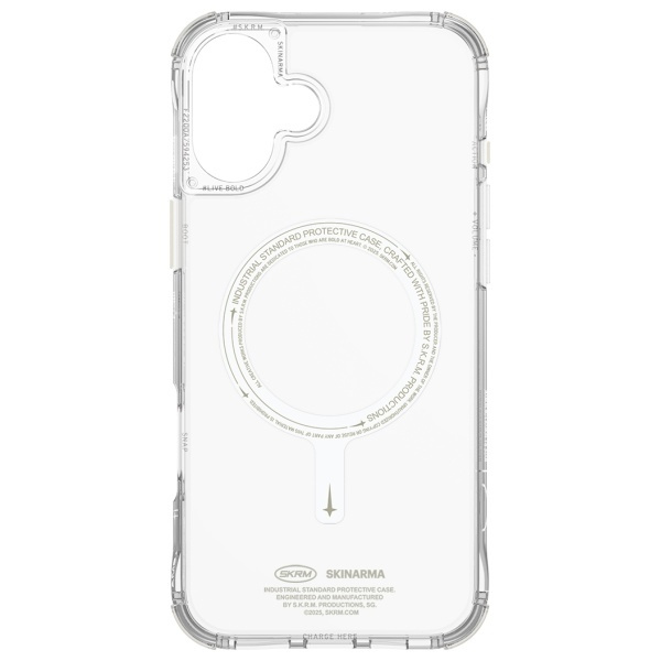 Skinarma etui Saido iPhone 16 Plus 6.7"   Magnetic Charging zielony/green (niteglow)