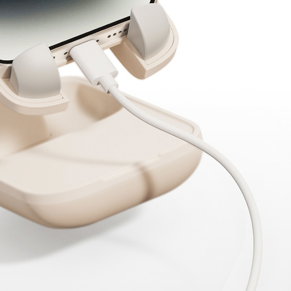 Regulowany stojak na telefon z lusterkiem Baseus Seashell Series - fioletowy