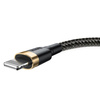 Baseus kabel Cafule USB - Lightning 2,0 m 1,5A złoto-czarny