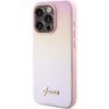 GUESS GUHCP15LPSAIRSP IPHONE 15 PRO 6.1 "PINK/PINK HARDCASE SAFFIANO IRIDESCENT SCRIPT