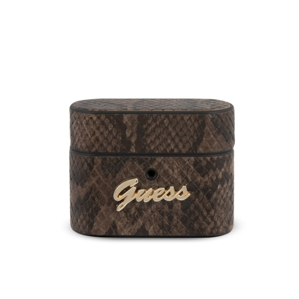 Guess GUACAPPUSNSMLBR AirPods Pro coverbrązowy/brown Python Collection