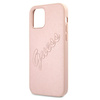 Guess GUHCP12LRSAVSRG iPhone 12 Pro Max6,7" różowy/pink hardcase Saffiano Vintage Script