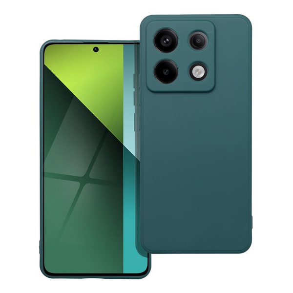 Futerał MATT do XIAOMI Redmi Note 13 Pro 5G ciemnozielony