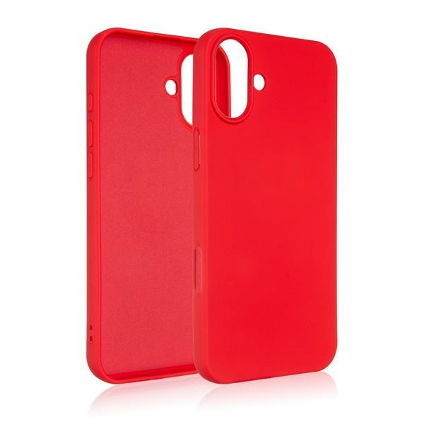 Beline Etui Silicone iPhone 16 6.1" czerwony/red