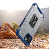 CRYSTAL RING CASE KICKSTAND TOUGH RUGGED COVER FOR IPHONE 12 BLUE