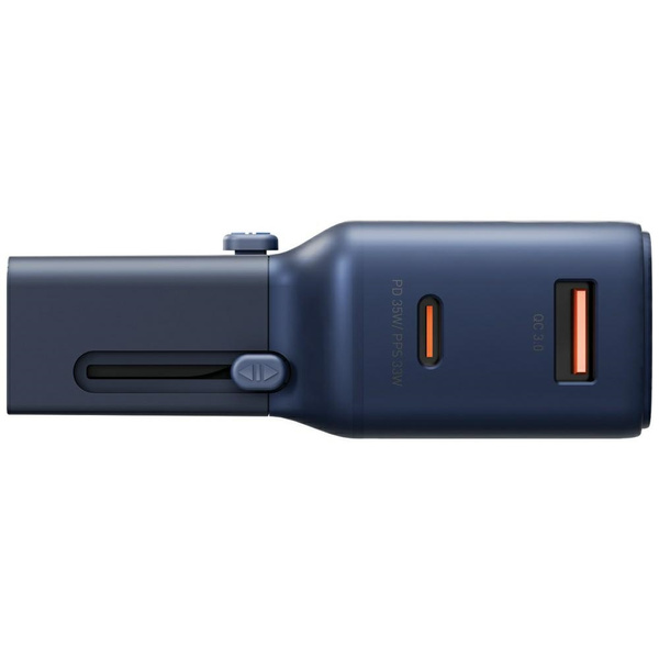Ładowarka sieciowa Energea TravelGo Adapter 35 USB-A/USB-C 35W niebieski