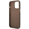 Guess GUHCP14XHG4SHW iPhone 14 Pro Max6,7" brązowy/brown hard case 4G Vintage Gold Logo
