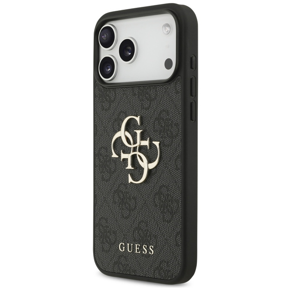 Etui Guess 4G Strap 4G Classic Logo do   iPhone 17 Pro Max czarny