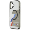 Etui BMW M IML Metal Buttons Tricolor    Lines MagSafe do iPhone 17 antracyt