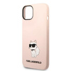 KARL LAGERFELD KLHCP14SSSNCHBCP IPHONE 14/15/13 6.1 "HARDCASE PINK / PINK SILICONE CHOUPETTE